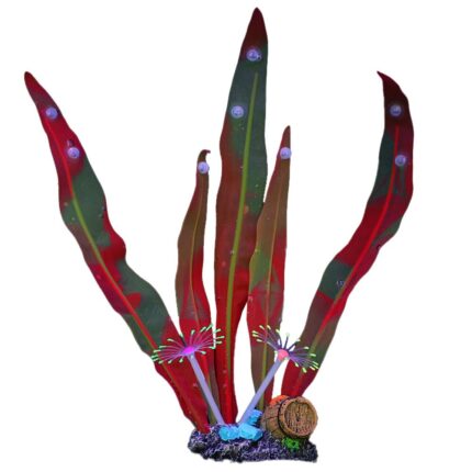 Decor acvariu Jormftte, peisaj marin simulat, silicon, multicolor, 23x7cm