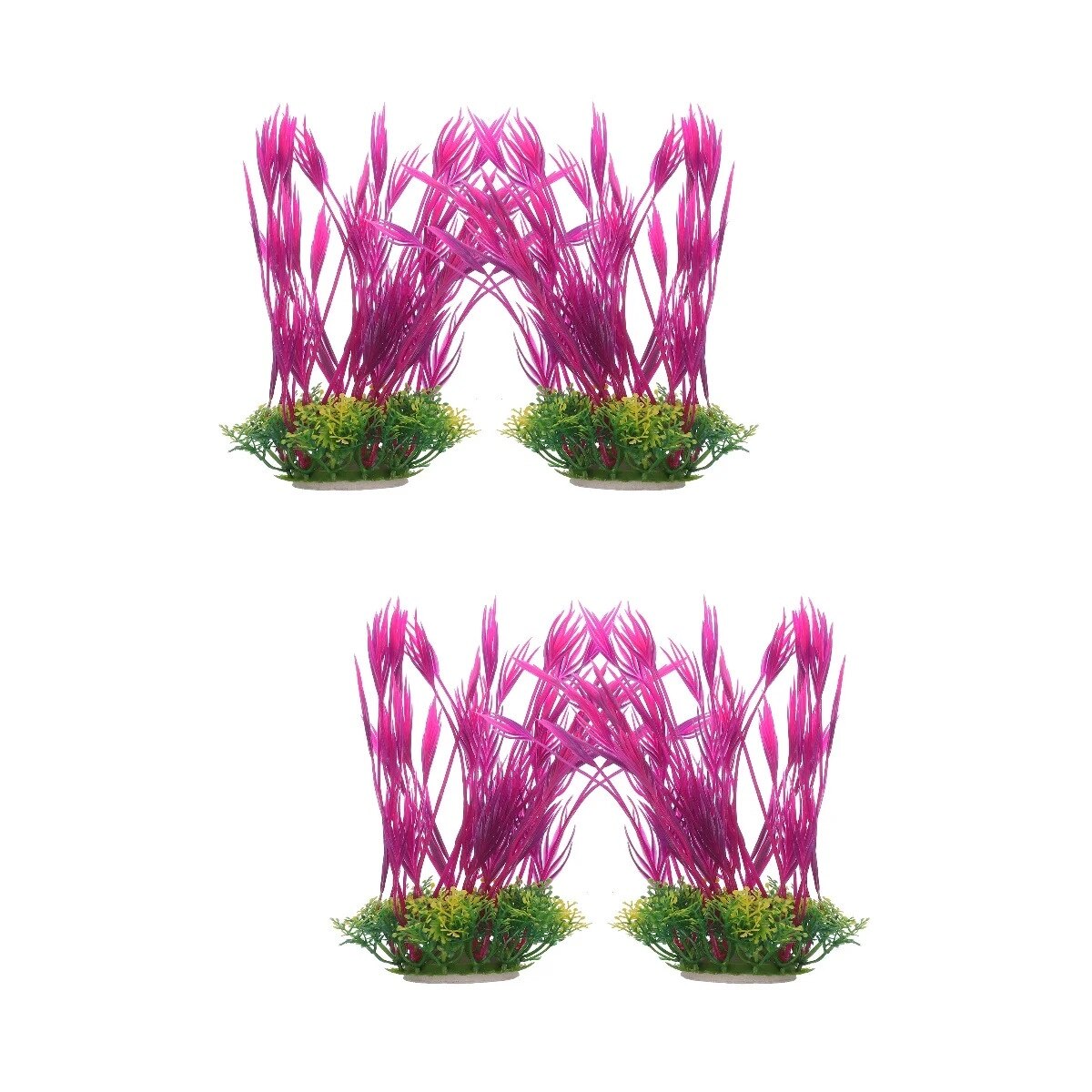 res_0f5ee9920a2ce6bb302a4e91120a9845 Set decorativ acvariu, plante artificiale, 10x6x22cm, multicolor