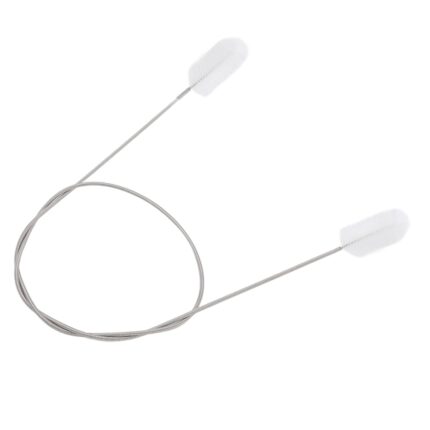 Perie de curatare pentru filtre acvariu, Mmgoqqt, otel inoxidabil, perii din nailon, flexibila, 30x5cm