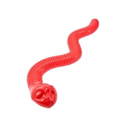 Jucarie sarpe, pentru caini, colectia Dogs, 41 x 6 x 3 cm, culoarea rosu