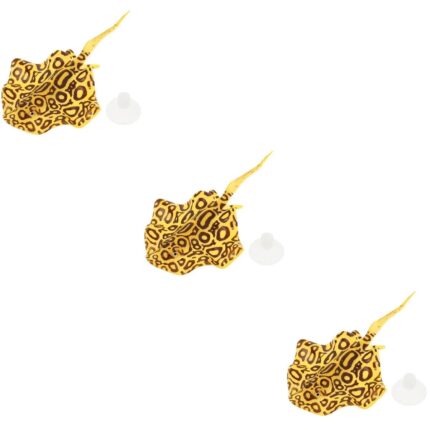 Decoratiune acvariu set 3 piese, silicon, efect luminos, 16x9x1cm