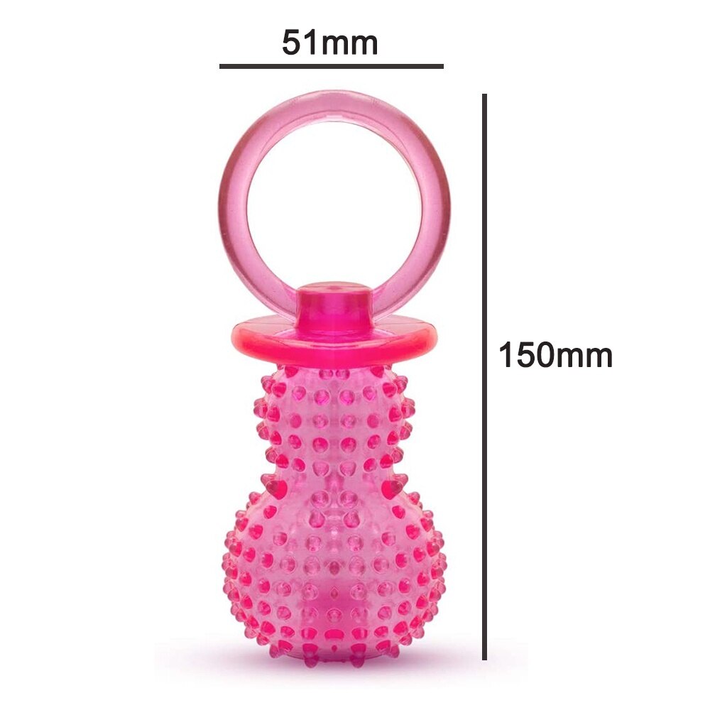 res_396076ab35dbee785289afb67b6263ee Jucarie pentru caini, roz, din cauciuc moale pentru catei mici