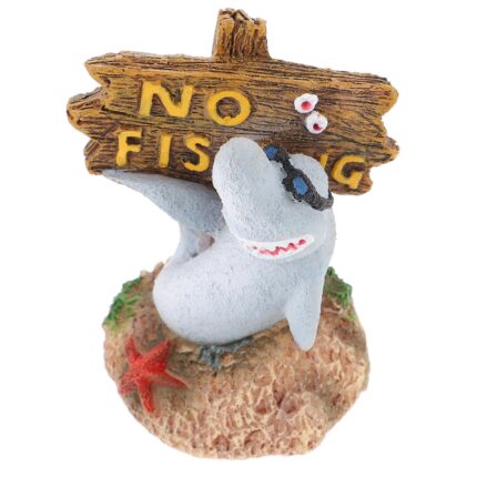 Decoratiune acvariu din rasina, 7x6x8.5cm, multicolor