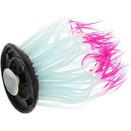 Plante artificiale pentru acvariu, decor coral rosu, set de 2, dimensiuni 10x9x9cm