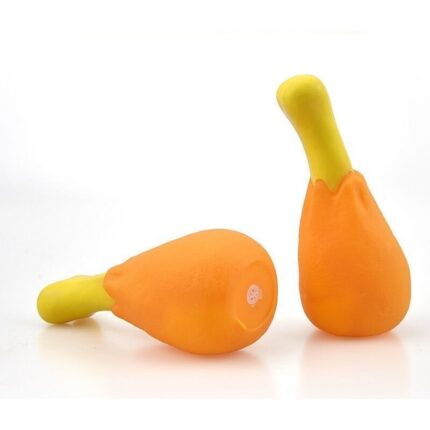 Jucarie pentru caini, 1 bucata, jucarie de vocalizare pentru animale de companie, jucarie de lipici pentru curatarea dintilor de curatare a cainelui Jucarie pentru animale de companie cu picioare de pui vocalizate