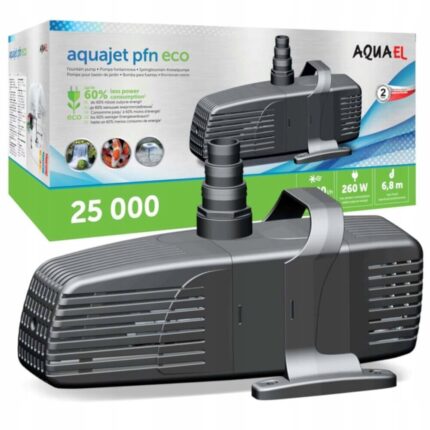 Pompa de aer pentru acvariu, Aquael, Silentios, 24.000l/h, 260W, Negru