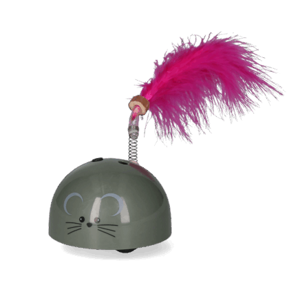 Jucarie pentru pisici Robocat Grey mouse
