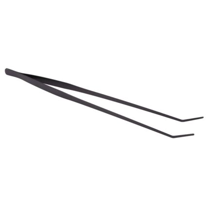 Unealta de curatare acvariu, Cozevdnt, din otel inoxidabil carbonizat, 48cm, pentru plante acvatice, culoare neagra carbon.