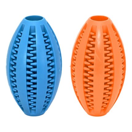 Set 2 Jucarii pentru caini Tovbmup, curatare dinti, prevenire tartru, pentru mestecat/curatat/joaca