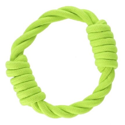 Jucarie impletita pentru caini Dingo, Energy, 18cm, Verde