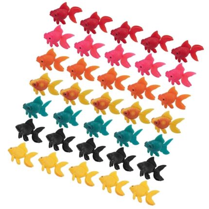 Decoratiune acvariu set 35 piese peste artificial, multicolor, 5.70x4.50x1.50cm