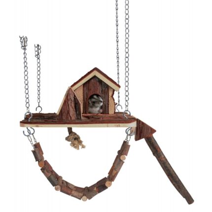 Loc De Joaca Pentru Rozatoare, Trixie, Janne, Lemn, 26x22 cm, 6222