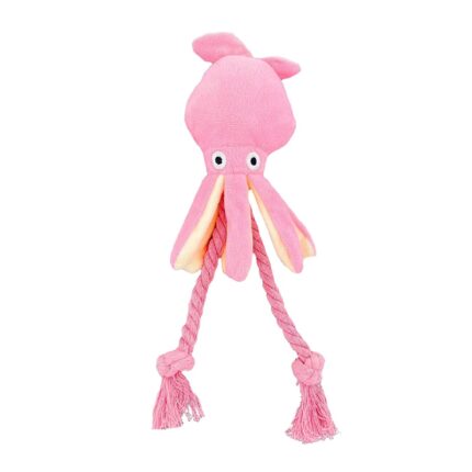Jucarie pentru caini, Octopus roz, 30cm
