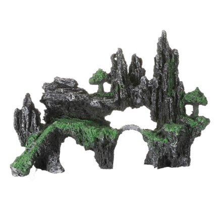 Decor acvariu, longziming, stil 4, 25x10x15cm, 19.5x10.5x22.5cm, 13x11.5x9cm, 23x8x16cm, set decorativ