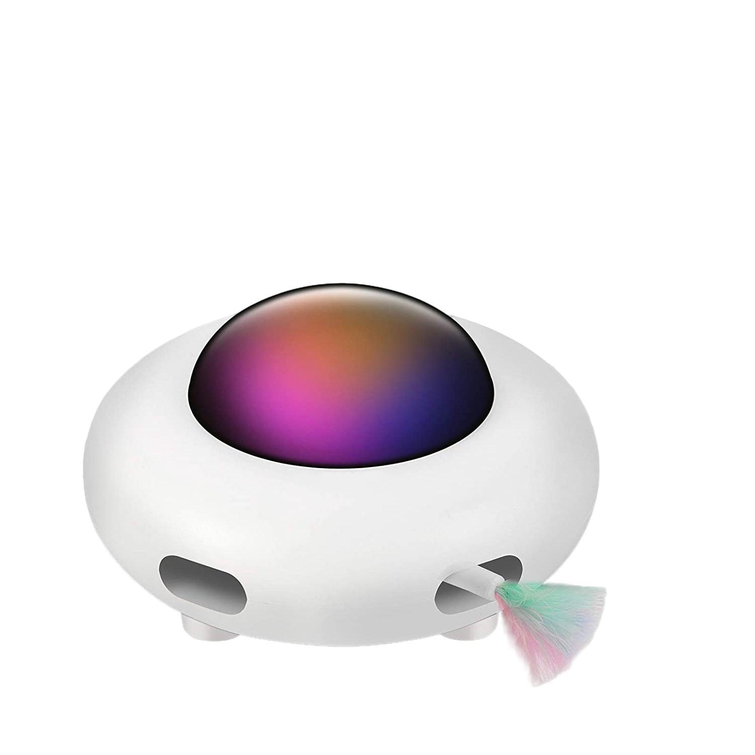 res_e3dcfb6f9e078b3aa29dfe0c4ed84667 Jucarie interactiva pentru pisici Jormftte, UFO, 3 viteze, lumina, incarcare USB