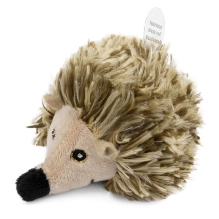 Jucarie pentru pisici Arici cu cip electronic GiGwi Melody chaser, blana artificiala, 10 cm