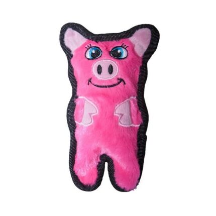 Figurina Outward Hound Invincibles Minis Pig, 15,5cm, rezistenta, pisica